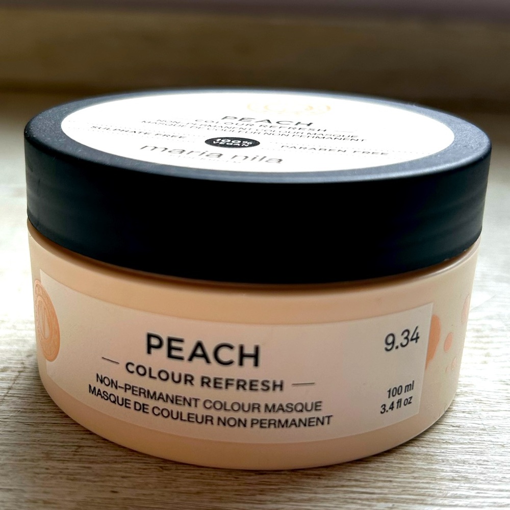 Brand New Maria Nila peach color refreshing hair mask